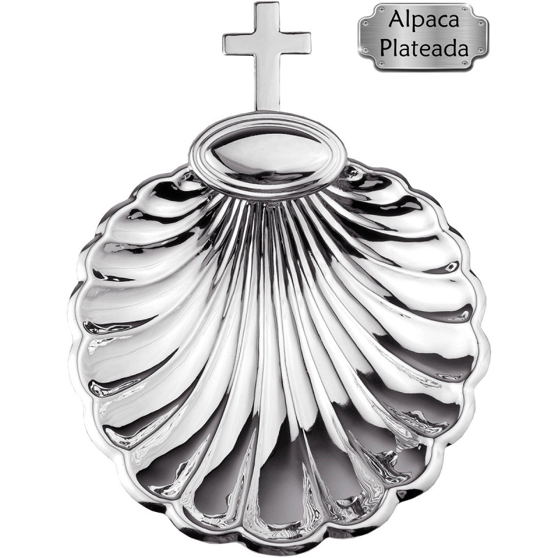 Concha De Bautizo Alpaca Plateada F93089