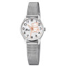 Reloj Lotus Niña Esfera Blanca Osito Malla Acero Inoxidable 18571/f