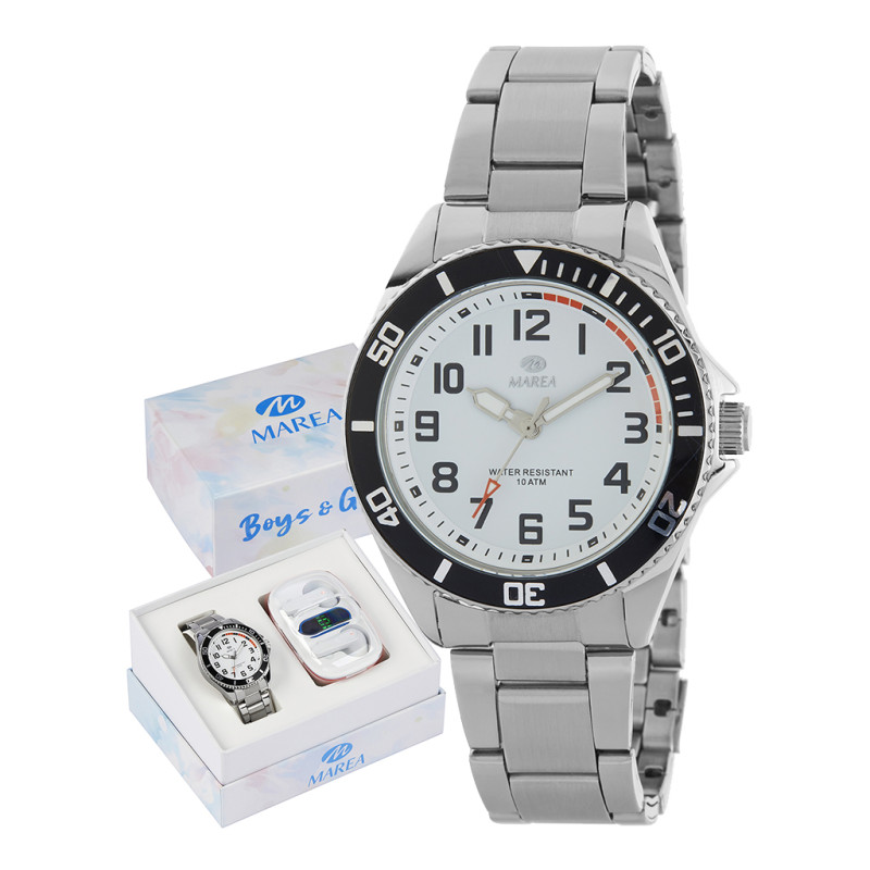 Reloj Marea Niño Acero Esfera Blanca Bluetooth de regalo B41361/4