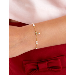 Pulsera Perlas Corazón Plata y Perlas Marea D03903/am