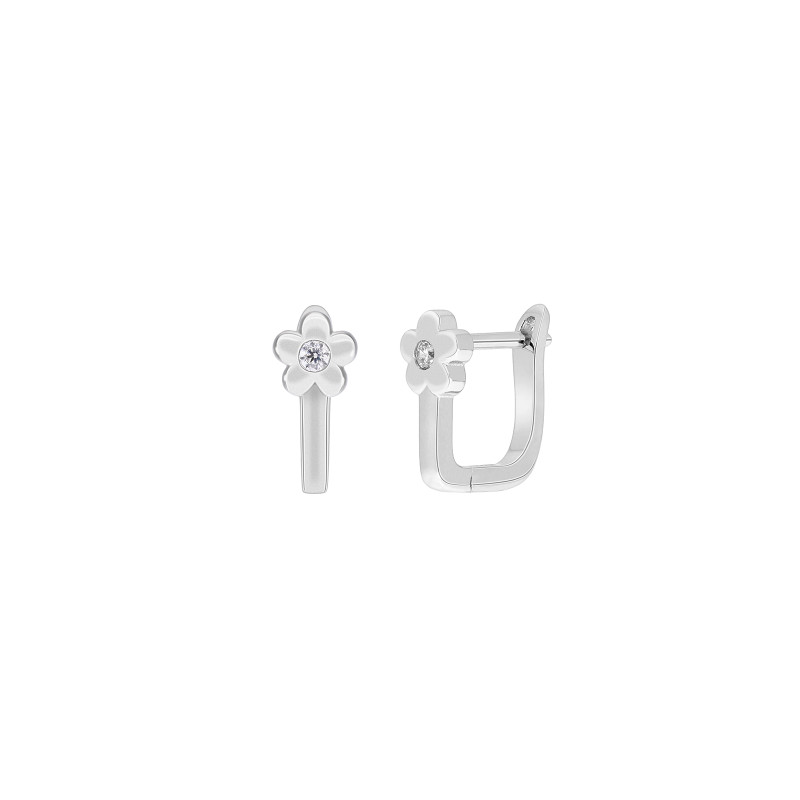 Pendientes Flor Plata Niña Marea D03301/bj