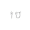 Pendientes Flor Plata Niña Marea D03301/bj