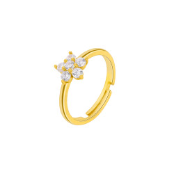Anillo Plata Niña Dorada...