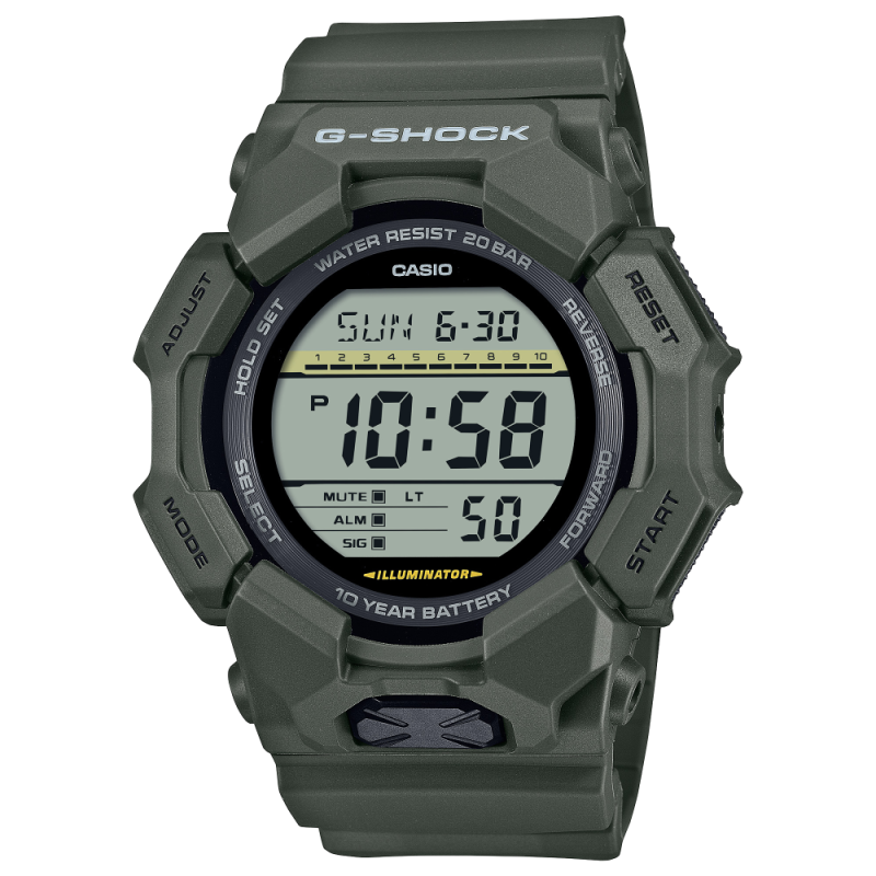 Reloj G-schock 20 br Color Verde Resistente a Golpes Gd-010-3er