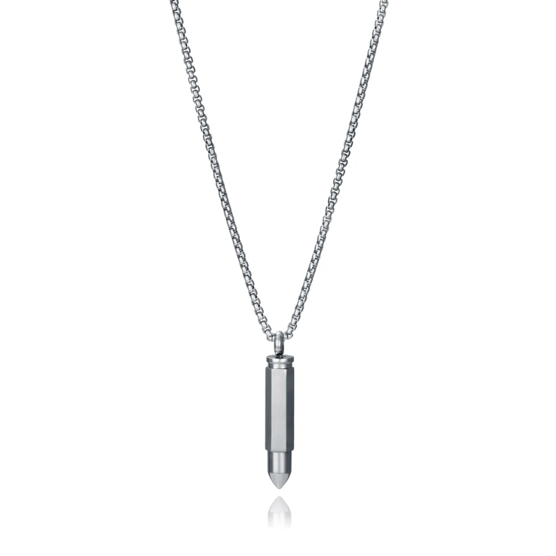 Collar Viceroy Hombre Acero Colgante Forma de Bala 14307c01000