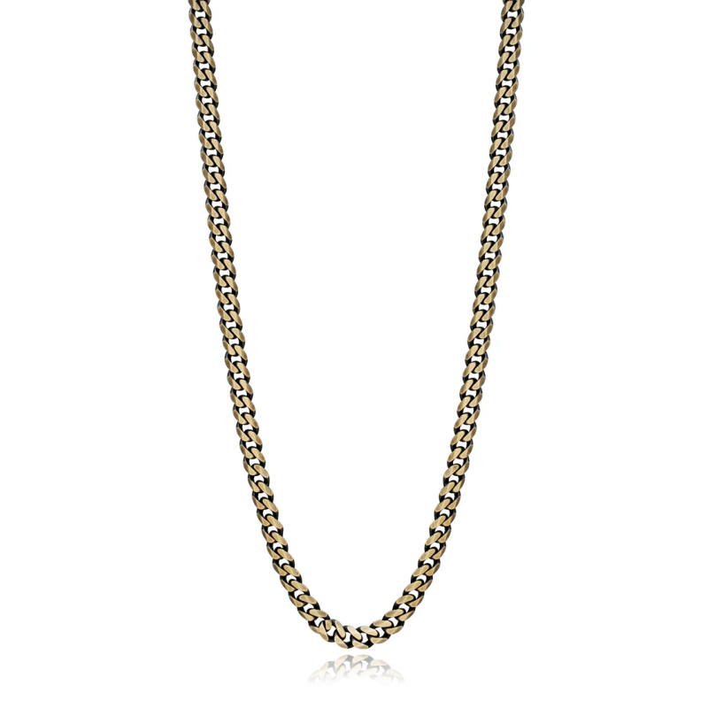 Collar Viceroy Beat Acero Con Cadena Bronce 75188c01010