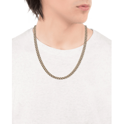 Collar Viceroy Beat Acero Con Cadena Bronce 75188c01010