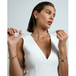 Collar Viceroy Mujer Acero Ip Dorado con Madre Perla y Colgante Gota 14280c01012