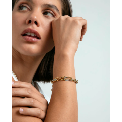 Pulsera Viceroy Mujer Acero Ip Dorado 14288p01019