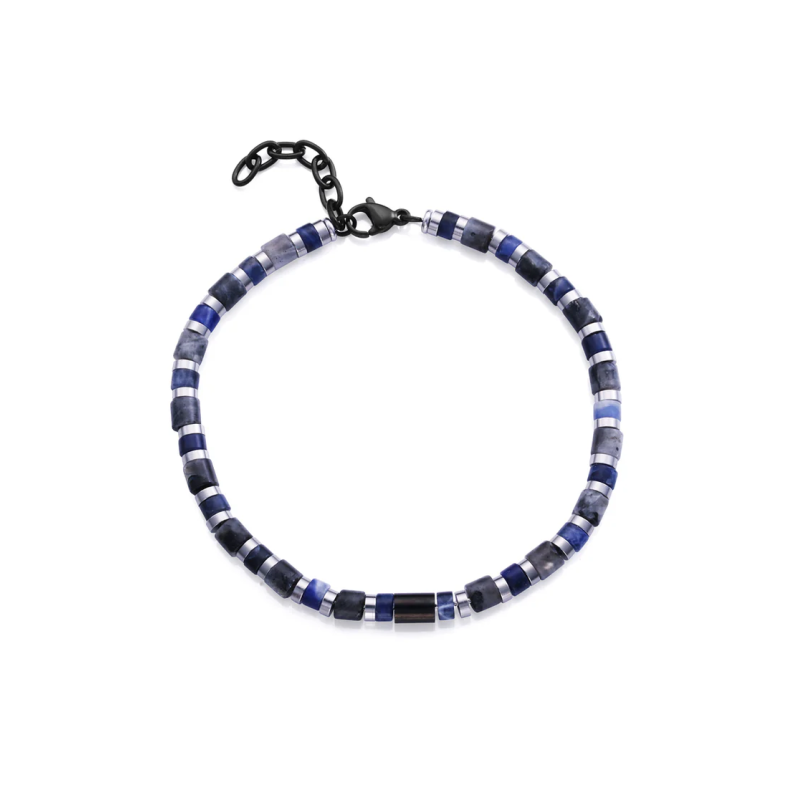 Pulsera Viceroy Hombre Acero con Piedras Naturales 14313p01013