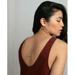 Collar Viceroy Mujer Plata Primera Ley Dorado Colgante con Piedras 13240c100-93