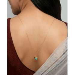 Collar Viceroy Mujer Plata Primera Ley Dorado Colgante con Piedras 13240c100-93