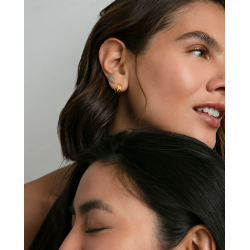 Pendientes Viceroy Plata Primera Ley con Baño de Oro y Circonitas 13239e100-39