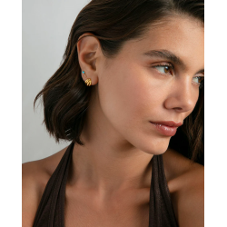 Pendientes Viceroy Plata Primera Ley con Baño de Oro y Circonitas 13239e100-39