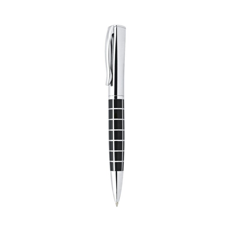 Boligrafo Plateado Y Formas Lineas J47456