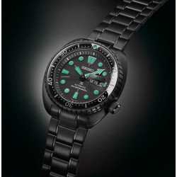 Reloj Seiko Prospek Black Series Diver Tortuga 45 mm 200 metros