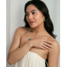 Anillo Viceroy Mujer Plata Primera Ley con Baño de Rodio, Tres Filas de Circonitas 9151a014-30