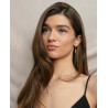 Collar Viceroy Mujer Plata de Ley 925 Dorado con Colgante Pluma y Circonitas 15127C100-39