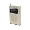Radio de Bolsillo Sami 2  Bandas Vertical Color Champagne Clip