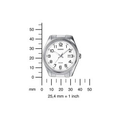 Reloj Casio Collection Acero Color Naranja Mtp-1302pd-9avef, 44,2 mm