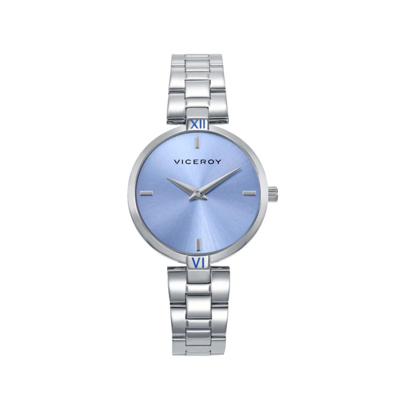 Reloj Viceroy Mujer Acero Movimiento de Cuarzo, Esfera Azul 401300-37