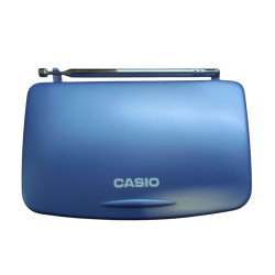 Radio Reloj Casio Rt-10 Am/fm, Portátil, De Viaje, Vintage Original, Blue