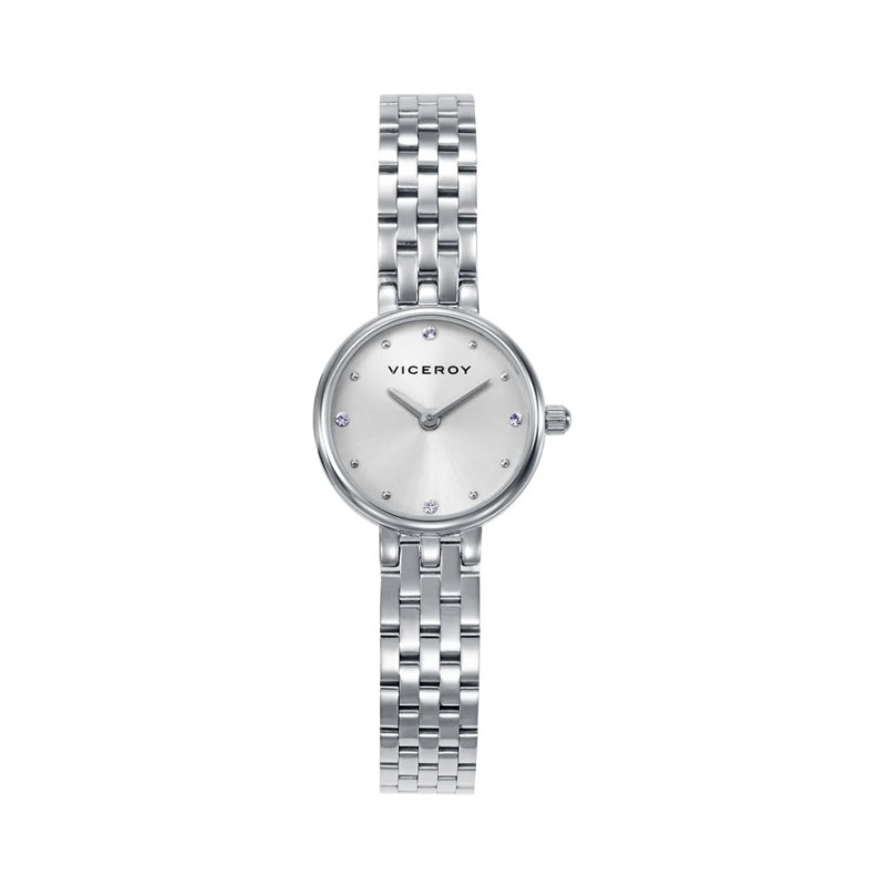 Reloj Viceroy Mujer Acero Impermeable, Cuarzo Esfera Color Plata 41148-87