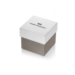 Reloj Mark Maddox Hombre Acero 43mm Tres Agujas Bisel Verde Esfera Blanca Mission