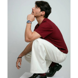 Reloj Viceroy Hombre acero con bisel rotario 10 Atm, cuarzo 42459-37