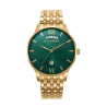 Reloj Viceroy Hombre Acero Dorado Esfera Verde 42455-63 – Elegante, Cuarzo Analógico 5 ATM