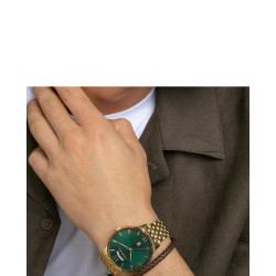 Reloj Viceroy Hombre Acero Dorado Esfera Verde 42455-63 – Elegante, Cuarzo Analógico 5 ATM