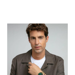 Reloj Viceroy Hombre Acero Dorado Esfera Verde 42455-63 – Elegante, Cuarzo Analógico 5 ATM