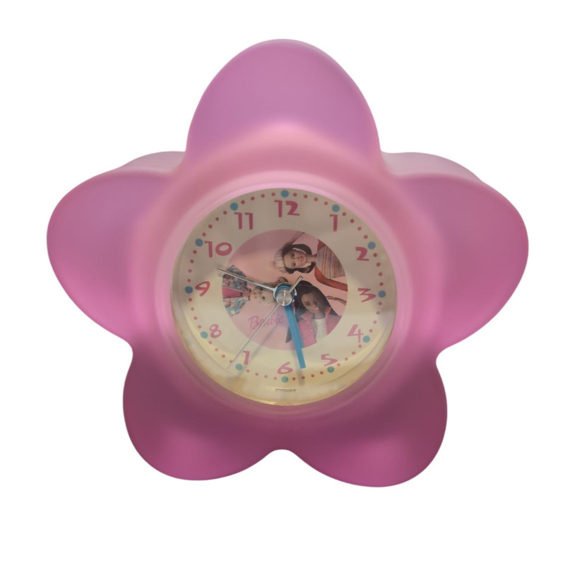Despertador Barbie Rosa Niña