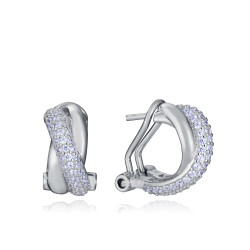 Pendientes Viceroy plata de primera ley con baño de rodio y circonitas 2330e000-30
