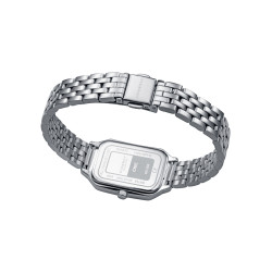 Reloj caja de acero, brazalete de acero, movimiento cuarzo Mujer 24 x 32 mm 401288-67