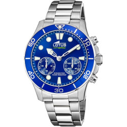 Reloj Lotus Connected Hybrid Azul Hombre Acero Sumergible 18800/1