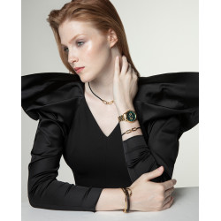 Reloj Viceroy Mujer Acero Ip Dorado Esfera Verde 401236-65