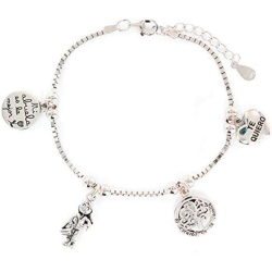 Pulsera de Mi Abuela es la Mejor para Mujer en Plata de Ley – "Eres lo Más"