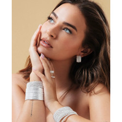 Anillo Viceroy Mujer Acero Baño Plata Colección Laura Escanes Talla 16 14318a01600