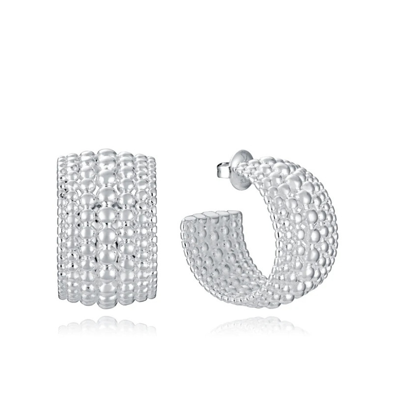 Pendientes Viceroy Acero Baño Plata Colección Laura Escanes 14317e01000
