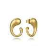 Pendientes Acero Viceroy Curvos Ip dorado 15177e01012
