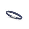 Pulsera Viceroy Hombre Acero Y Piel trenzada azul 14299p01013