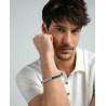 Pulsera Viceroy Hombre Acero Y Piel azul 15179p01013