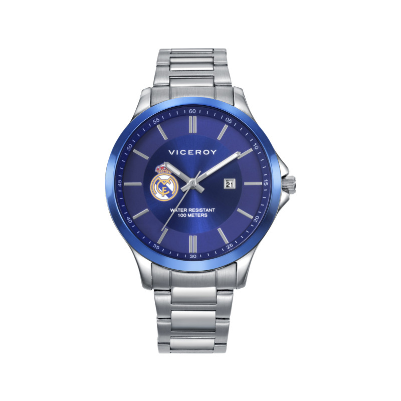 Reloj Real Madrid Viceroy 38 mm Cadete y Mujer Acero Esfera Azul 401170-99