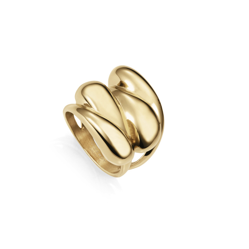 Sortija Viceroy Acero Dorado Mujer Talla 12, 14207a01212