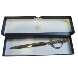 Abrecartas Pedro Duran Plata Espada Guerrero 18 Cm 42g