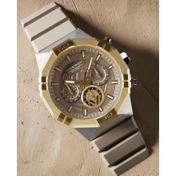 Reloj Viceroy Hombre Bitono Acero Ip Dorado Silicona Gris Neo45017-15