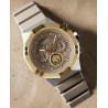 Reloj Viceroy Hombre Bitono Acero Ip Dorado Silicona Gris Neo45017-15