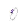 Anillo Plata Marea Mujer Baguette Talla 14 D02006/ab14