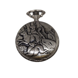 Reloj Nowley Bolsillo Motivo Cazador Movimiento de Cuarzo sin cadena